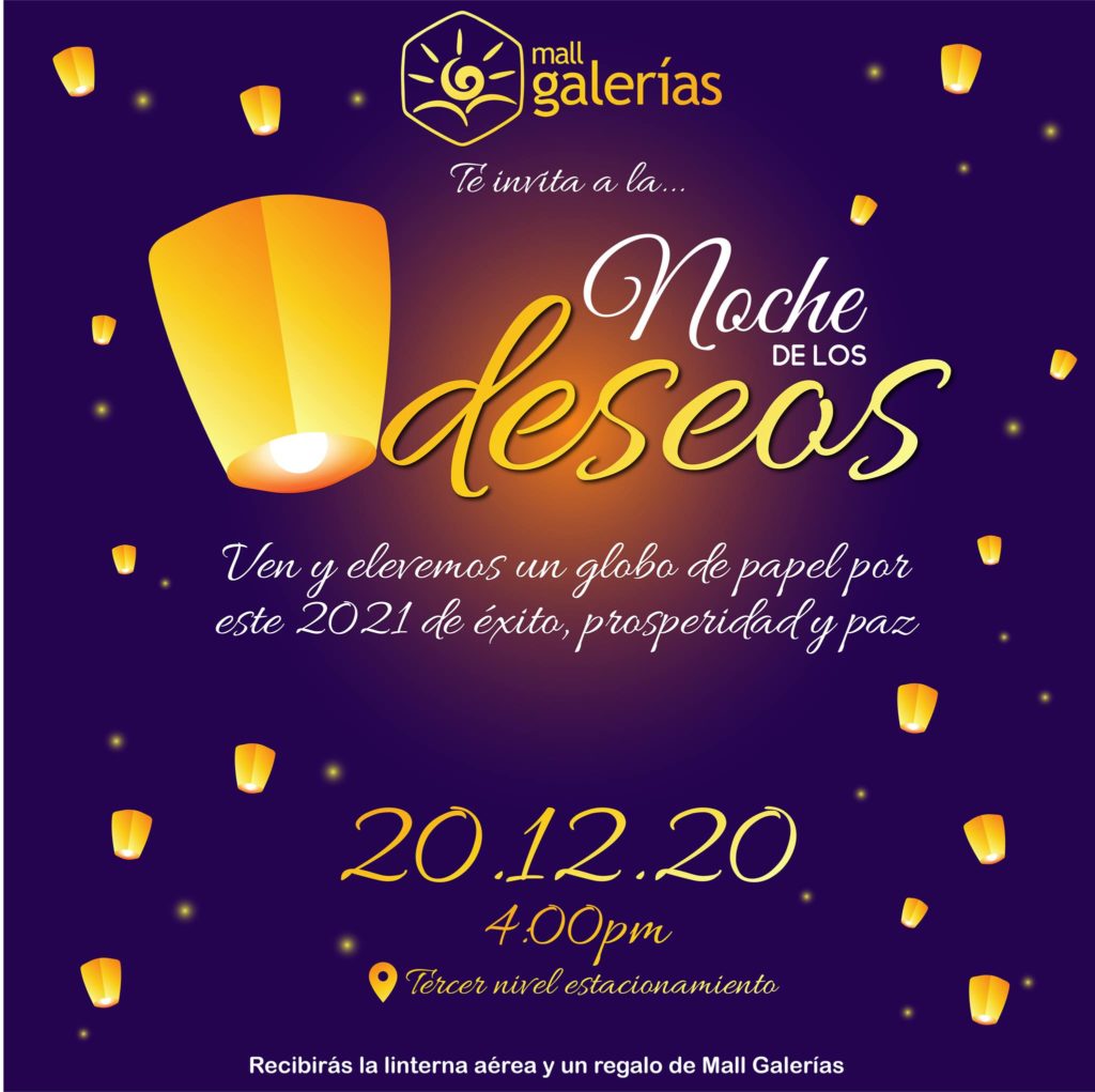 Noche de los deseos 2020 by Mall Galerias