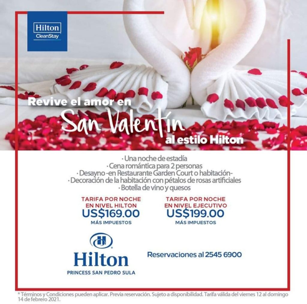 Día del Amor 2021 by hotel Hilton Princess 