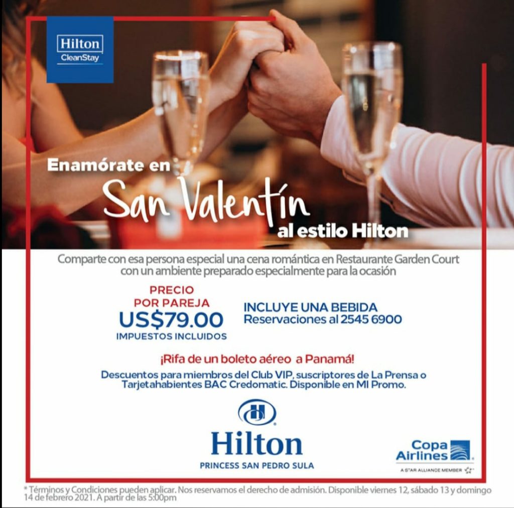 Día del Amor 2021 by hotel Hilton Princess 