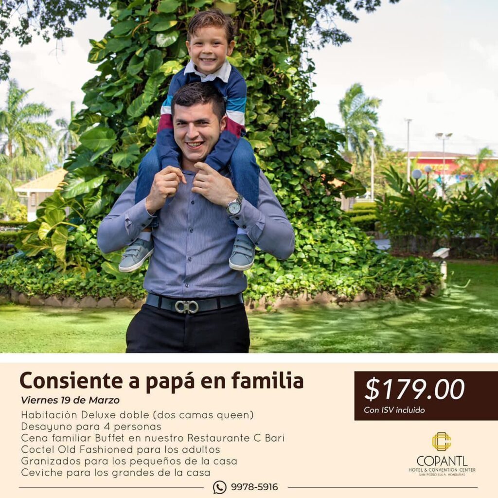 Día del padre 2021 Hotel Copantl 