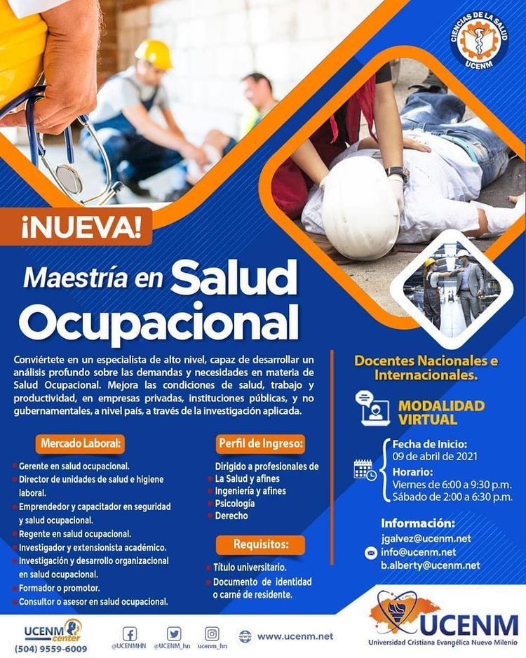 salud ocupacional UCENM