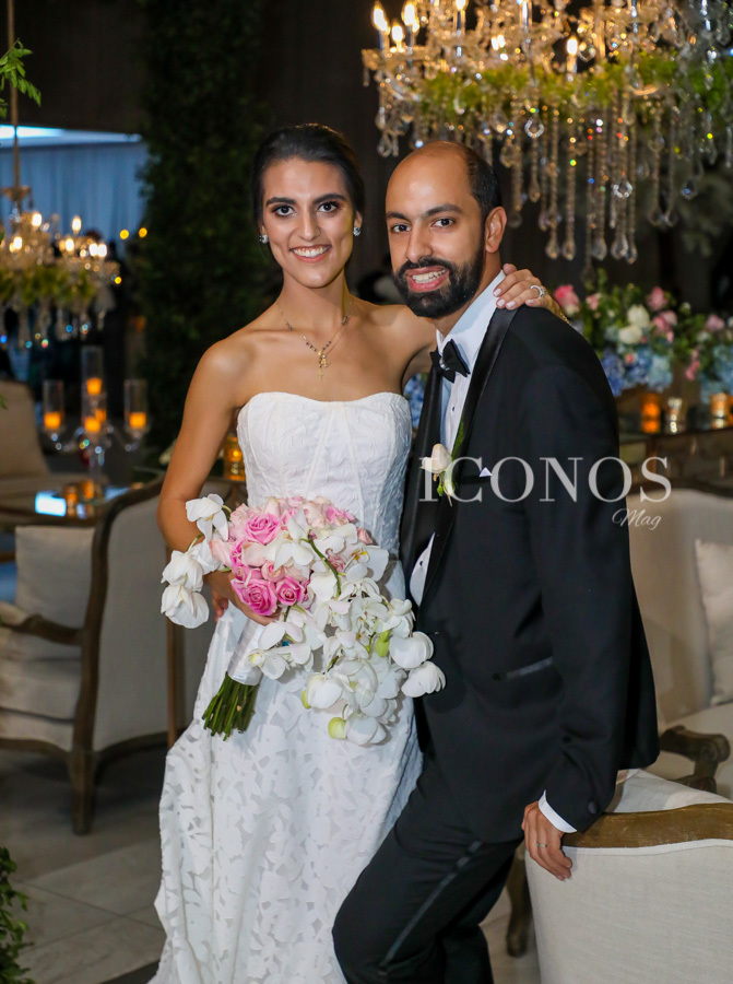 Los enamorados Joyce Andonie y Kenny Yuja