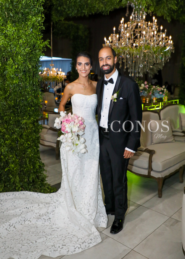 Los enamorados Joyce Andonie y Kenny Yuja