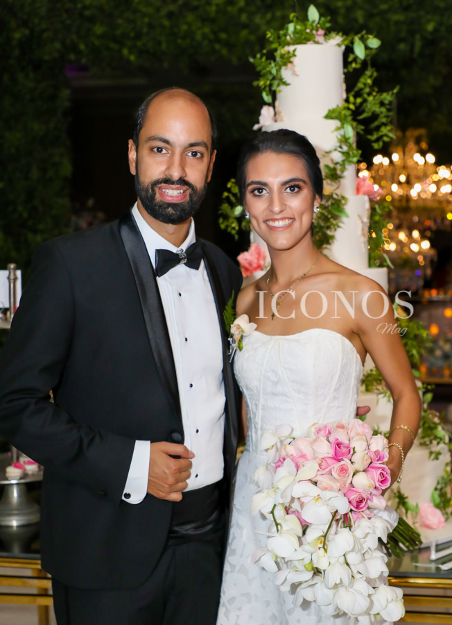 Los enamorados Joyce Andonie y Kenny Yuja