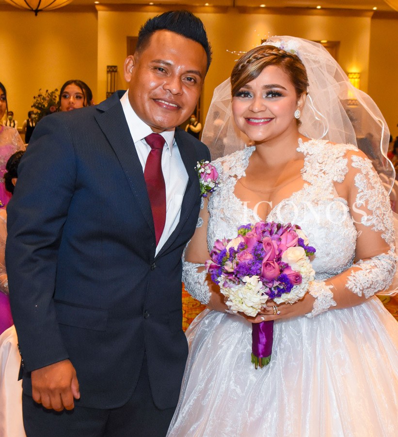 Sara Benítez y Walter Corea 