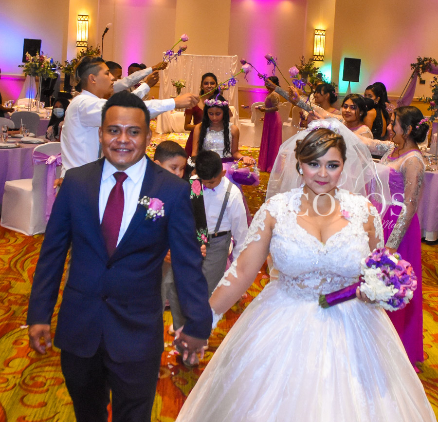 Sara Benítez y Walter Corea 