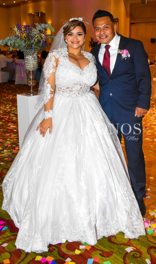 Sara Benítez y Walter Corea 