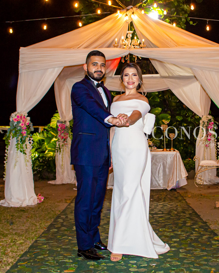 boda civil Paola Euceda y Javier Quezada