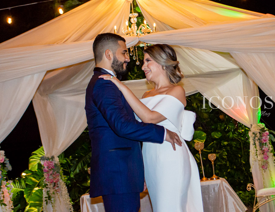 boda civil Paola Euceda y Javier Quezada
