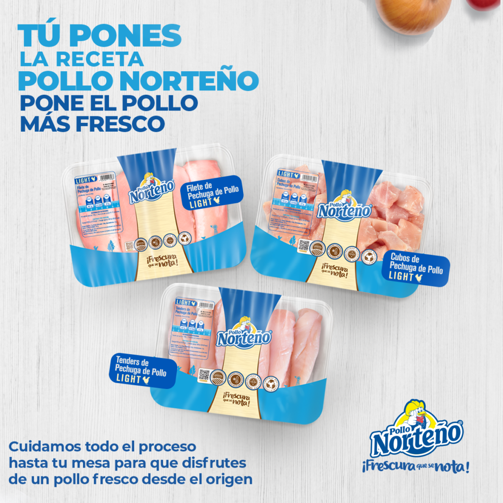 bandejas premium pollo norteño