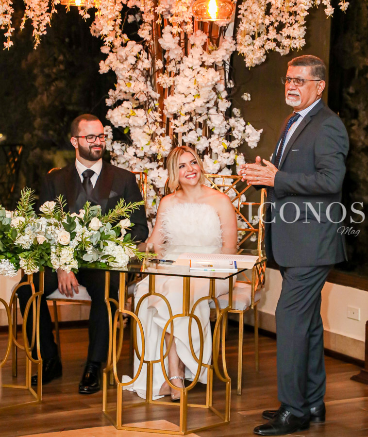 Boda civil Mariela Bueso y Alfonso Faraj