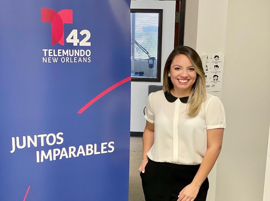 Valeria Kawas se despide de Telemundo New Orleans