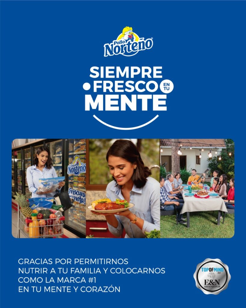Pollo Norteño Embutidos Delicia Top of Mind 2021