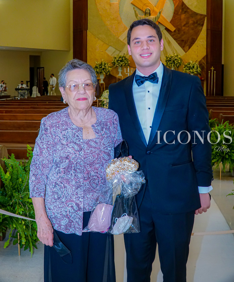 boda religiosa de Adriana Bendaña y Daniel Sarmiento