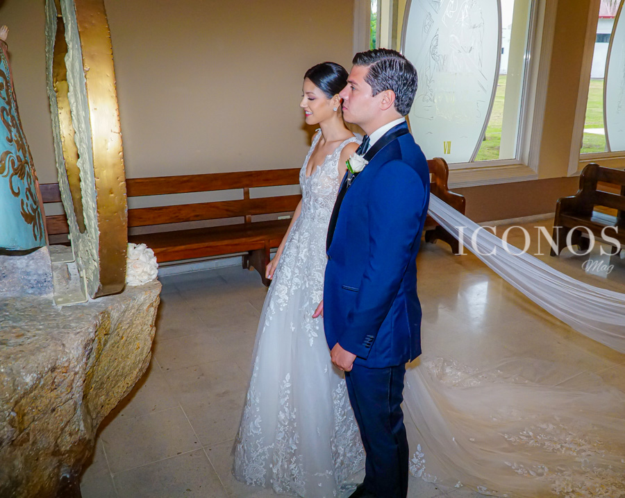 boda religiosa de Adriana Bendaña y Daniel Sarmiento