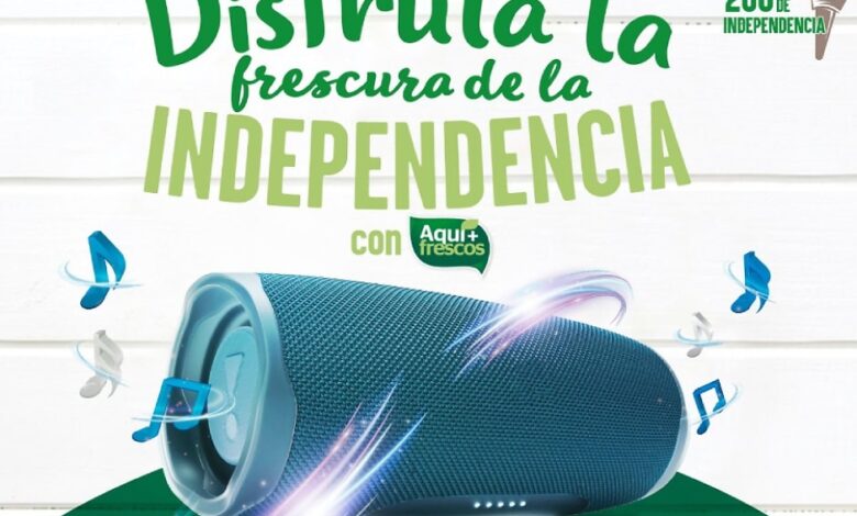 Sorteo Aquí Más Frescos mes de independencia