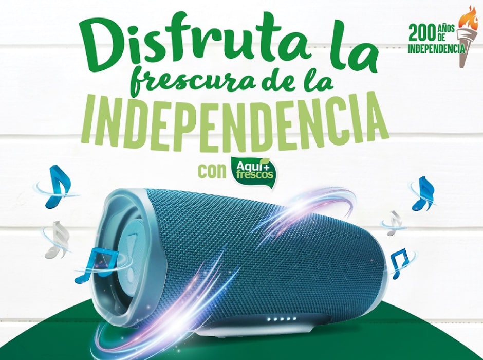 Sorteo Aquí Más Frescos mes de independencia