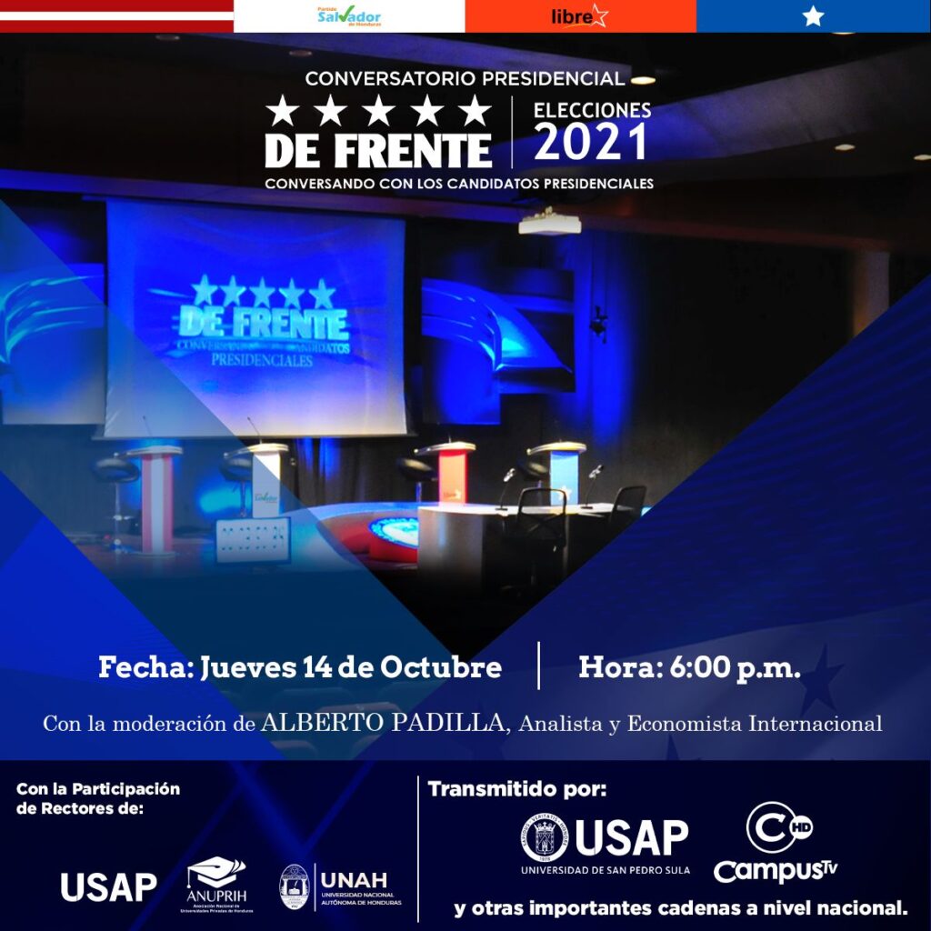 De frente debate presidencial USAP 2021