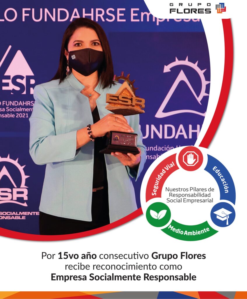 Sello Fundahrse 2021 Grupo Flores -Toyota Honduras
