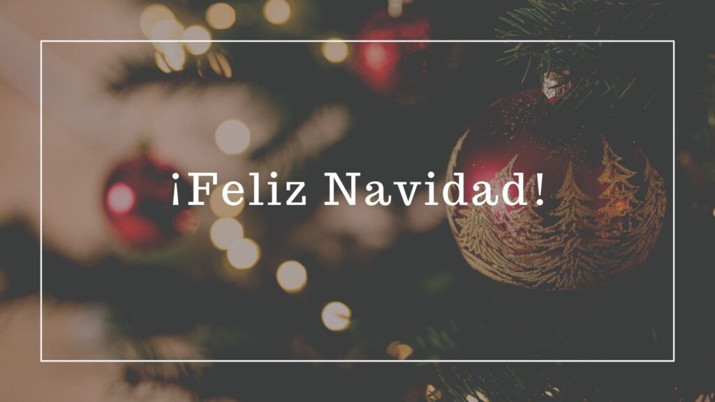 ¡Feliz Navidad!