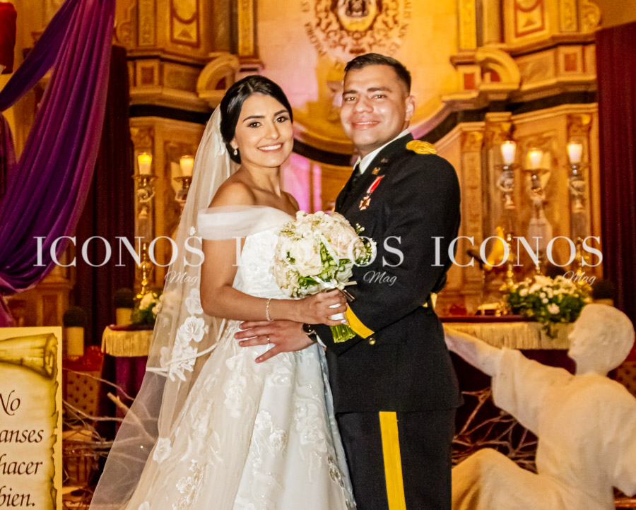 Nicolle Esbeih y Ricardo Euceda