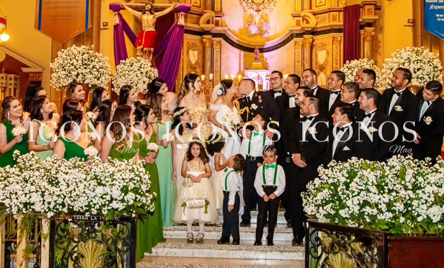 Nicolle Esbeih y Ricardo Euceda