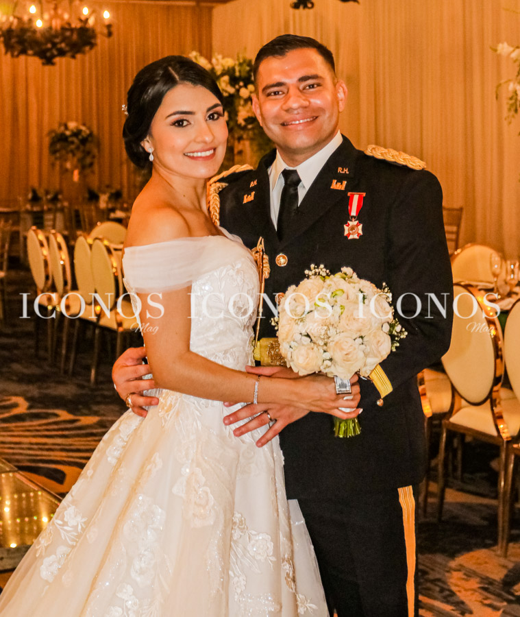 Nicolle Esbeih y Ricardo Euceda