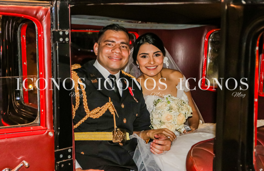 Nicolle Esbeih y Ricardo Euceda