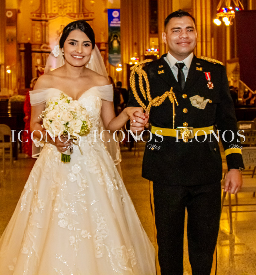 Nicolle Esbeih y Ricardo Euceda