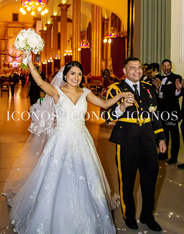Nicolle Esbeih y Ricardo Euceda