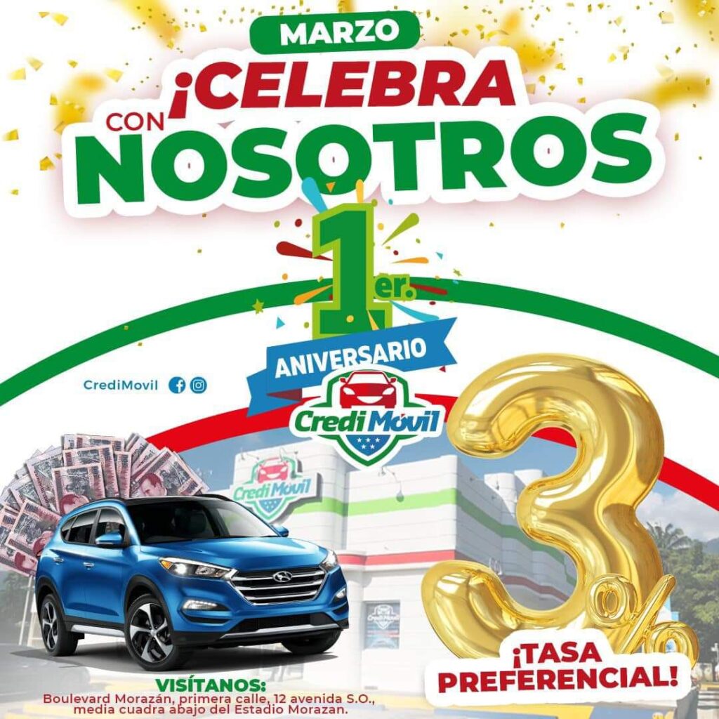 primer aniversario credimóvil