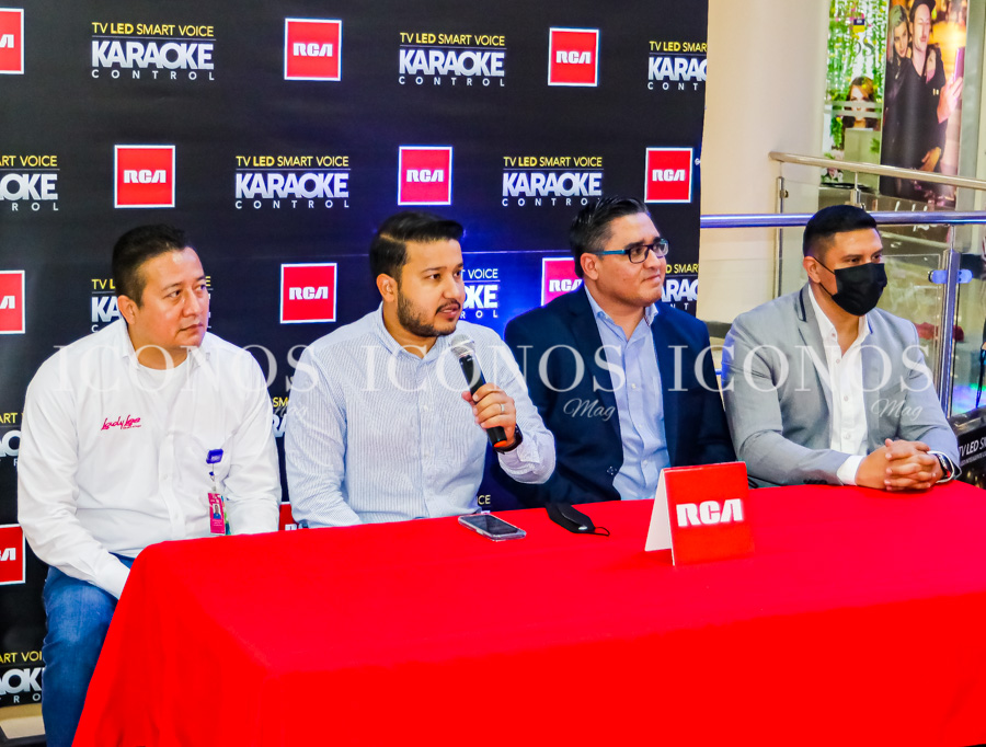 Lanzamiento Lady Lee y TV led smart voice karaoke control RCA