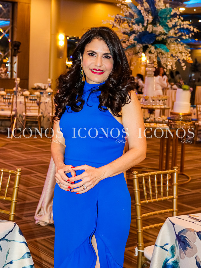 White party Claudia Kattán de Jordán