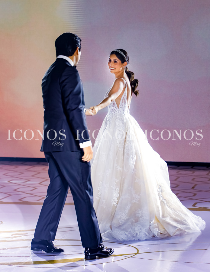 Banquete nupcial Alejandra Bogran y Diego Sikaffy