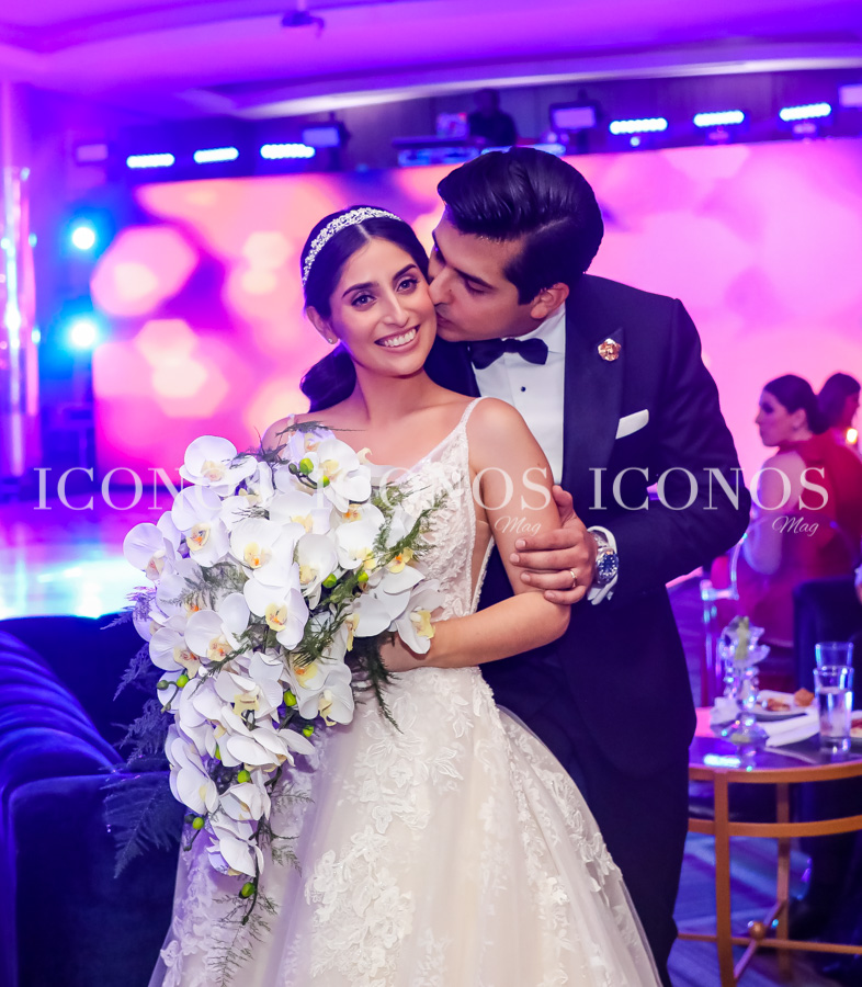 Banquete nupcial Alejandra Bogran y Diego Sikaffy