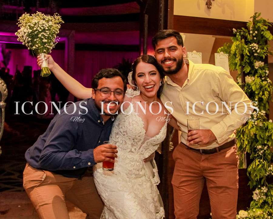 Marcela Sánchez y Enrique Ortez