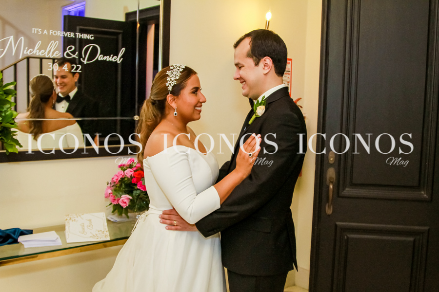 Michelle Irías y Daniel Sánchez