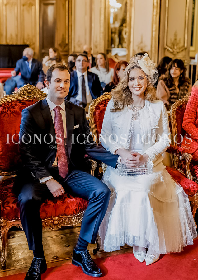 Boda civil Daniella Rosenthal y Vincent Trouboul