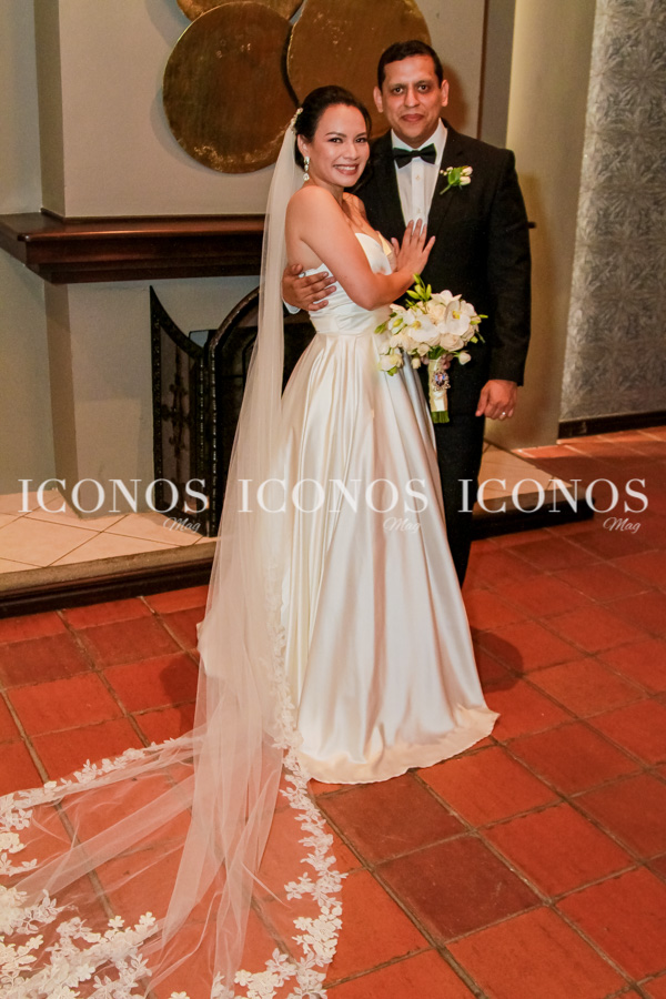 Laura Tróchez y David Ortiz
