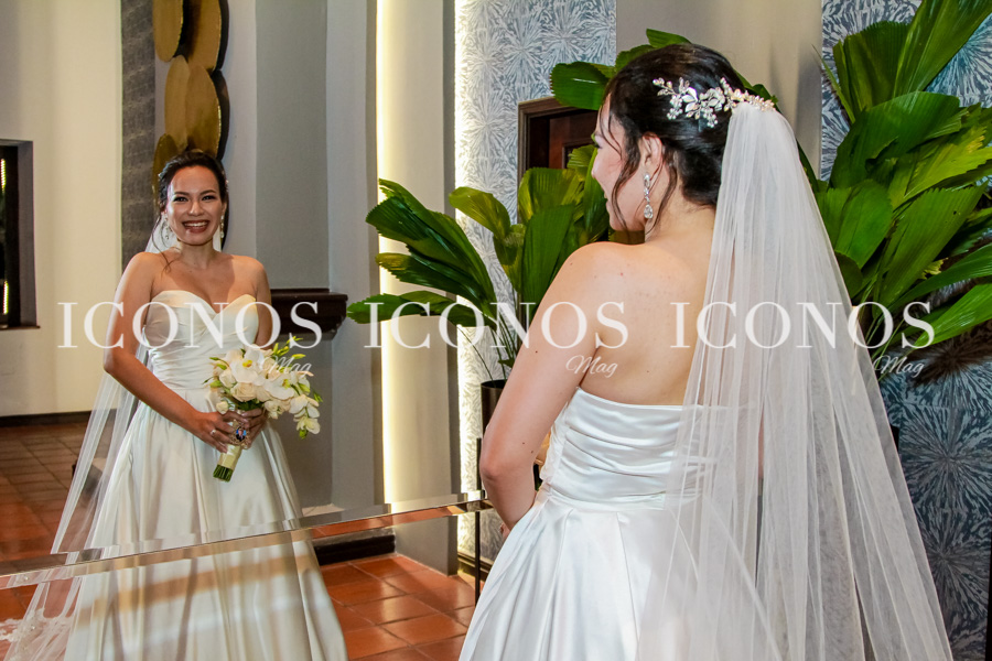 Laura Tróchez y David Ortiz