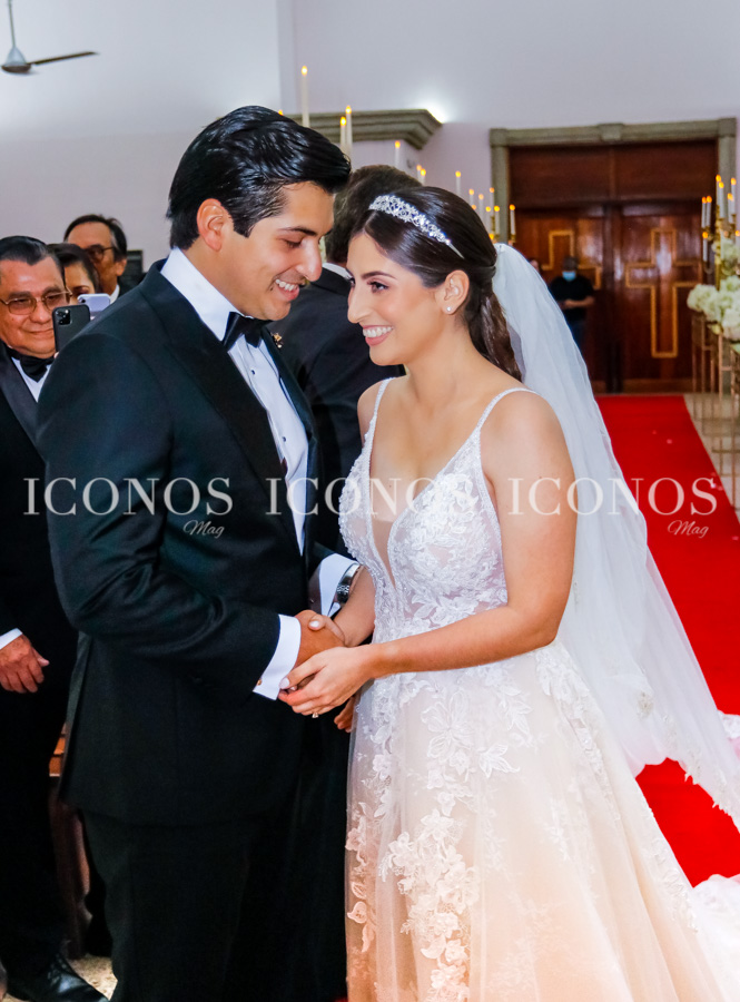 Ceremonia catolica nupcial Alejandra Bogran y Diego Sikaffy
