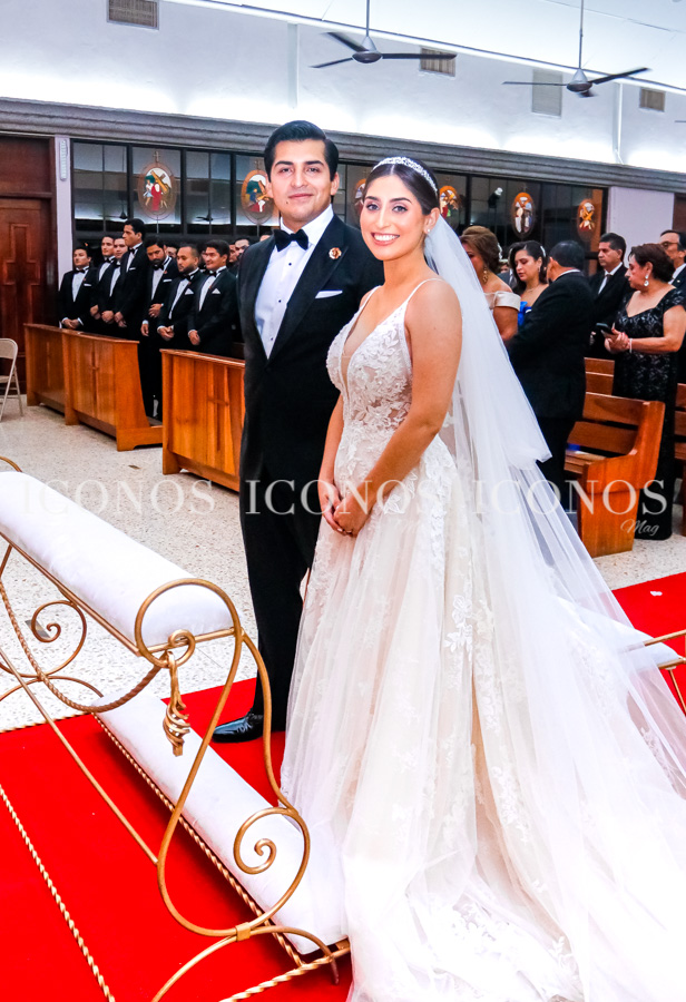 Ceremonia catolica nupcial Alejandra Bogran y Diego Sikaffy