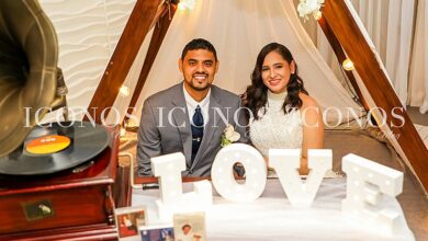 Gissel Penman y Rubén Alvarado-min