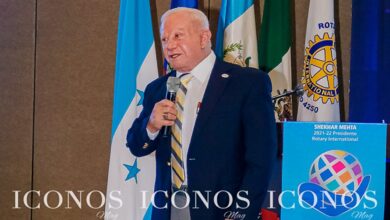 Disertación Roger Valladares conferencia rotaria Distrito 4250