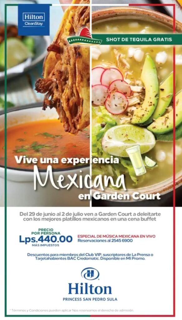 Festival gastronómico Experiencia Mexicana by hotel Hilton Princess