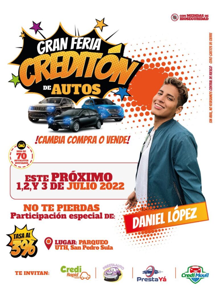 Artistas Social Media Feria Creditón de Autos 2022