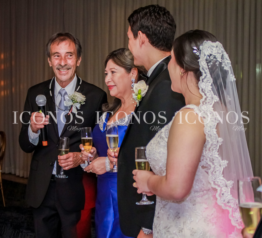 Denisse Romero y Ángel Claros