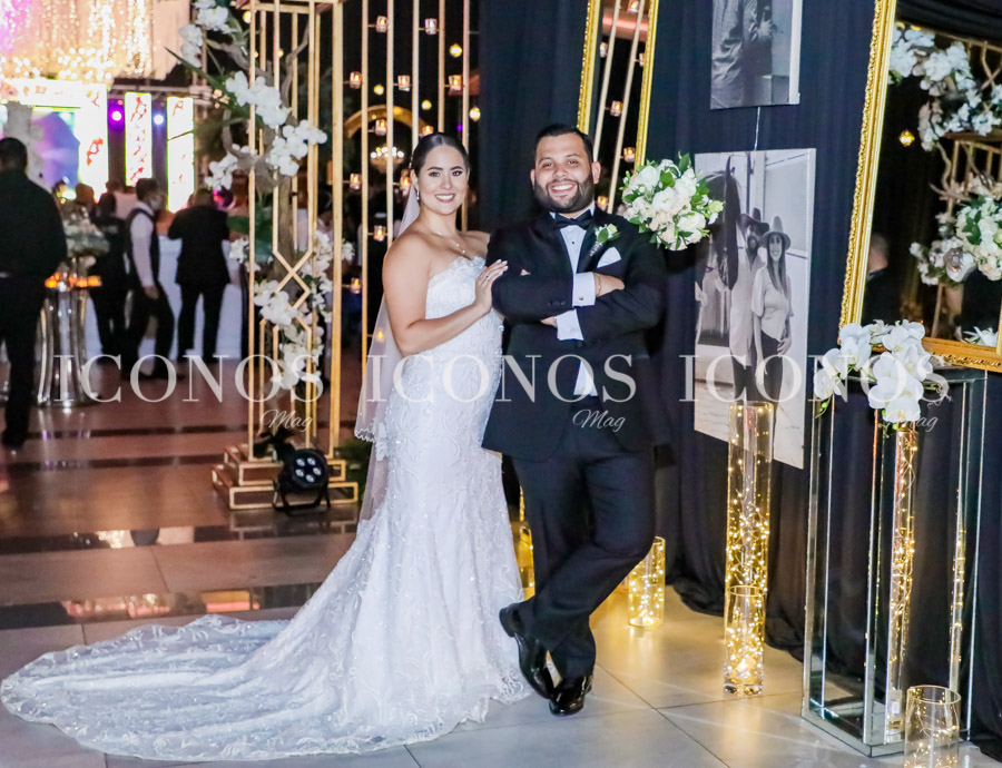 Boda Karol Cristina Chahín y Beker Antonio Turcios