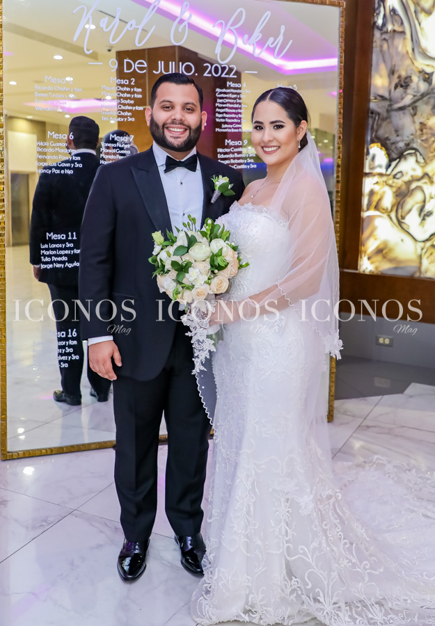 Boda Karol Cristina Chahín y Beker Antonio Turcios