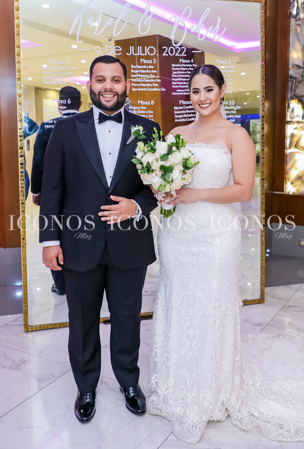 Boda Karol Cristina Chahín y Beker Antonio Turcios